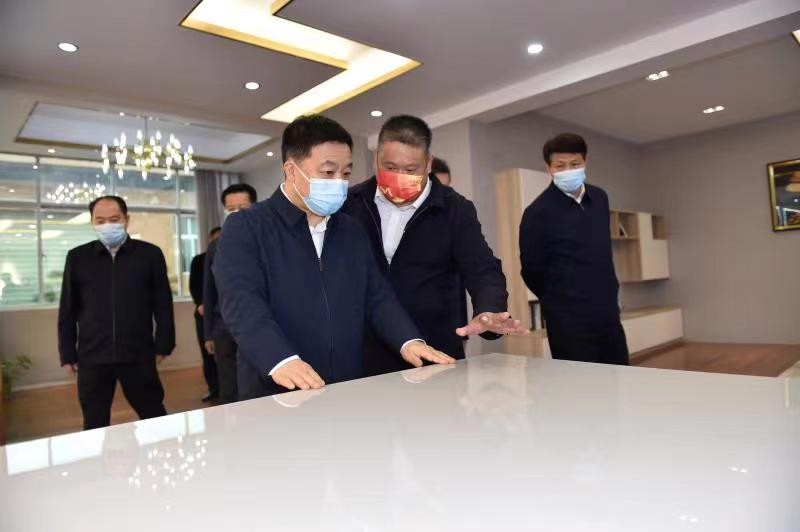 2022年5月14日，省长叶建春来我公司调研